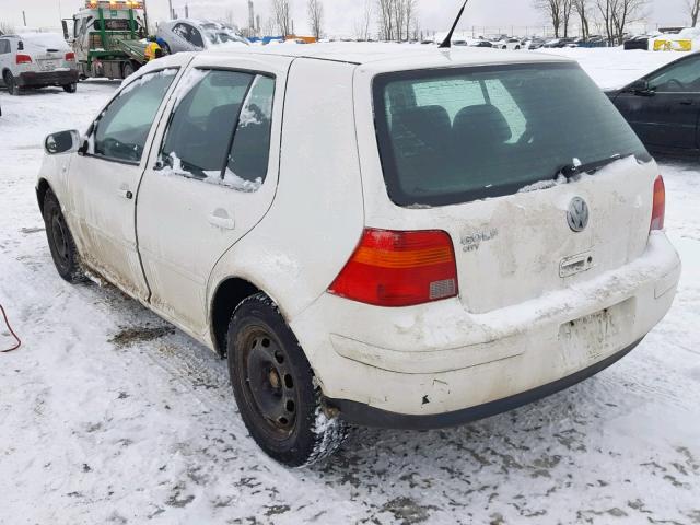 9BWEL41J774011601 - 2007 VOLKSWAGEN CITY GOLF WHITE photo 3