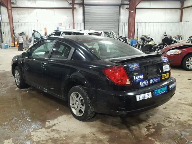 1G8AM12F64Z157737 - 2004 SATURN ION LEVEL BLACK photo 3