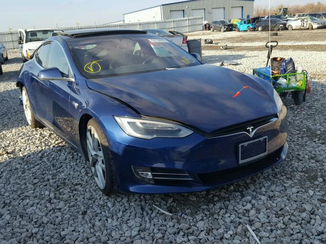 5YJSA1E24GF174347 - 2016 TESLA MODEL S BLUE photo 1