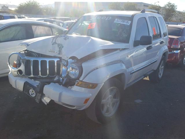 1J4GL58K37W521272 - 2007 JEEP LIBERTY LI WHITE photo 2