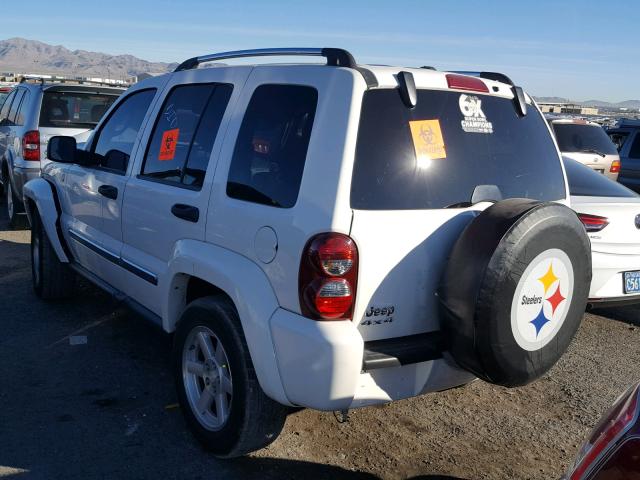 1J4GL58K37W521272 - 2007 JEEP LIBERTY LI WHITE photo 3