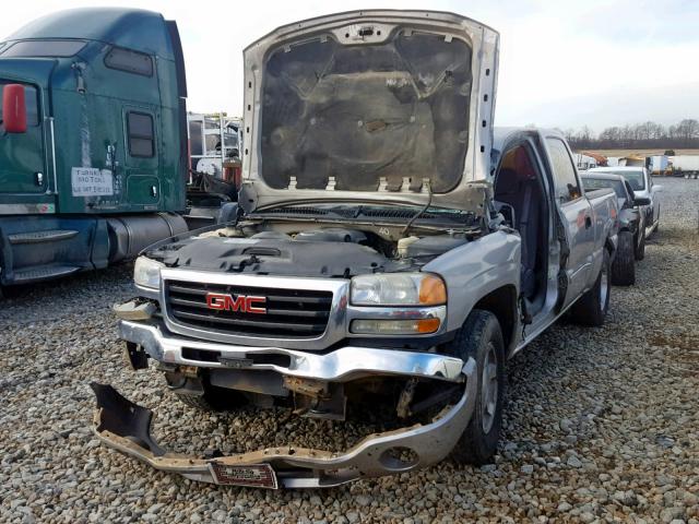 2GTEK13T361211959 - 2006 GMC NEW SIERRA SILVER photo 2