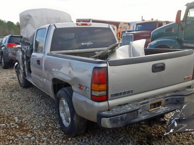 2GTEK13T361211959 - 2006 GMC NEW SIERRA SILVER photo 3