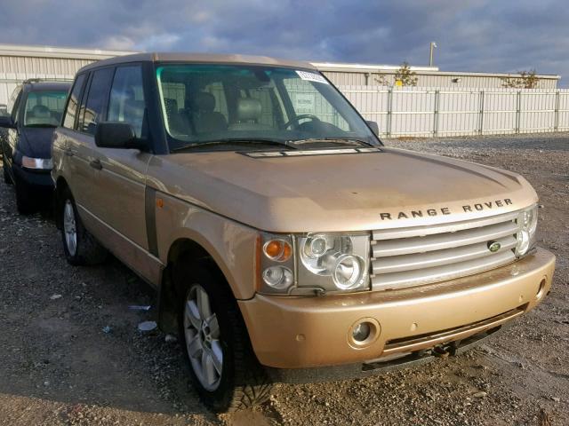 SALME11494A160977 - 2004 LAND ROVER RANGE ROVE GOLD photo 1