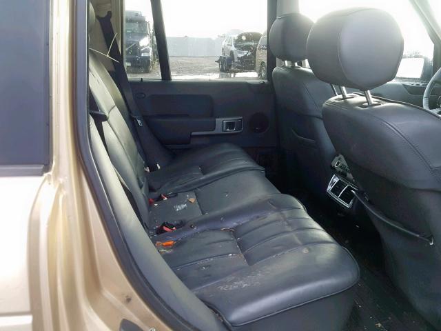 SALME11494A160977 - 2004 LAND ROVER RANGE ROVE GOLD photo 6