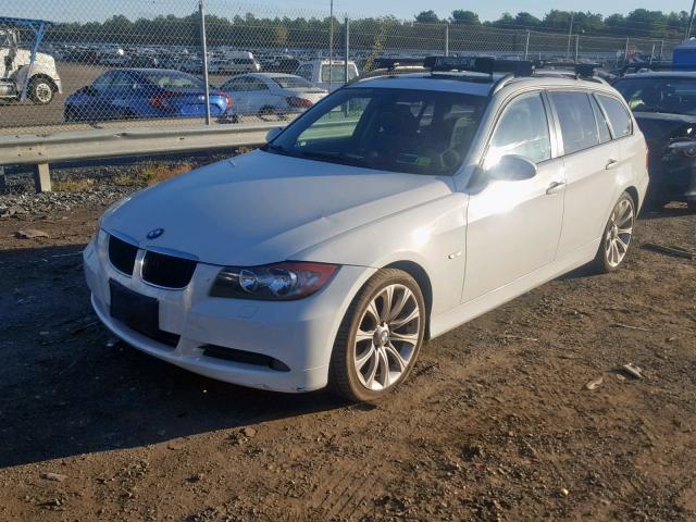 WBAVT13516KW23969 - 2006 BMW 325 XIT WHITE photo 2