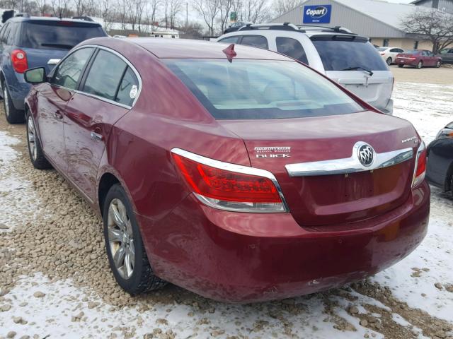 1G4GC5EG5AF285281 - 2010 BUICK LACROSSE C RED photo 3