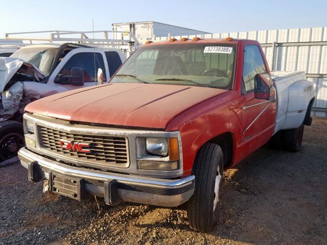 1GDJC34FXVF009526 - 1997 GMC SIERRA C35 RED photo 2