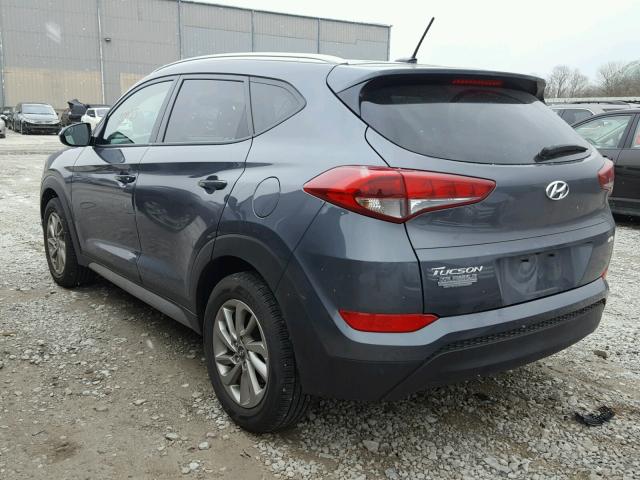 KM8J3CA45HU258772 - 2017 HYUNDAI TUCSON LIM GRAY photo 3