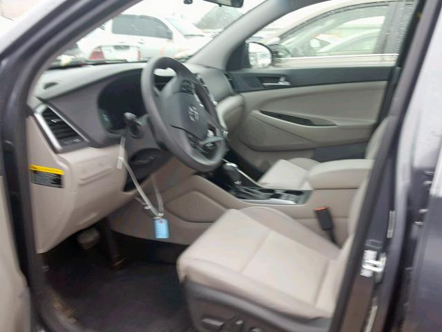 KM8J3CA45HU258772 - 2017 HYUNDAI TUCSON LIM GRAY photo 5