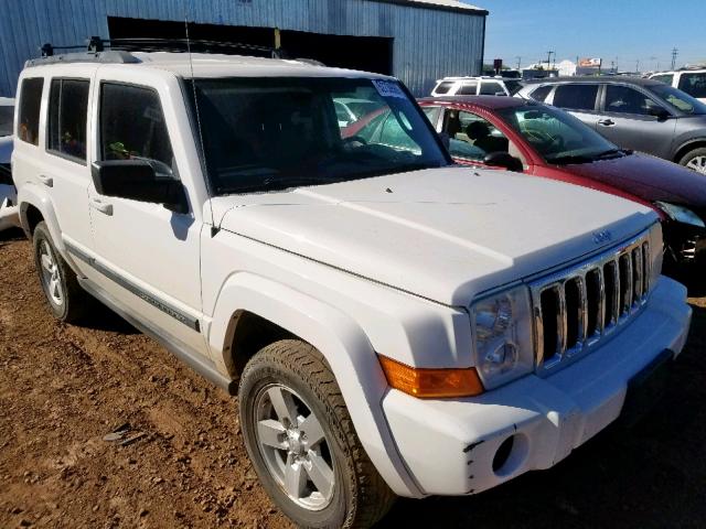 1J8HG48K67C574356 - 2007 JEEP COMMANDER თეთრი ფოტო 1