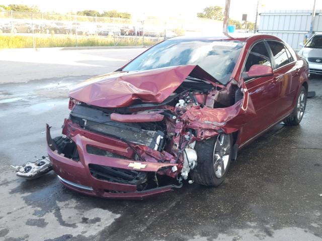 1G1ZD5E16BF125880 - 2011 CHEVROLET MALIBU 2LT BURGUNDY photo 2