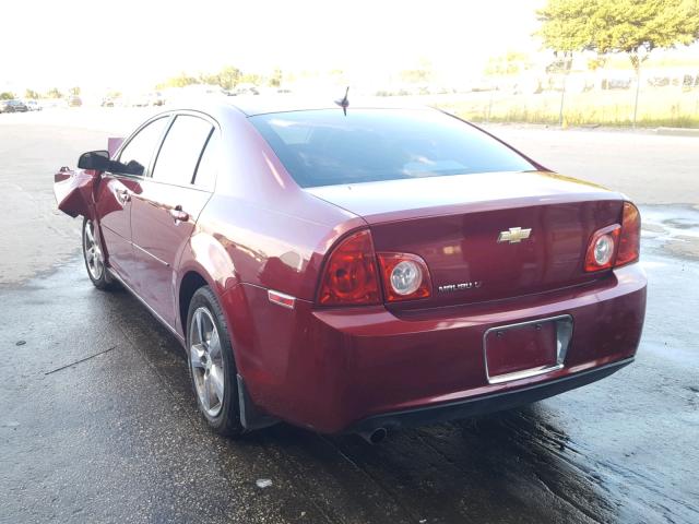 1G1ZD5E16BF125880 - 2011 CHEVROLET MALIBU 2LT BURGUNDY photo 3