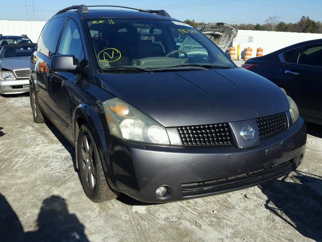 5N1BV28U14N324575 - 2004 NISSAN QUEST S GRAY photo 1