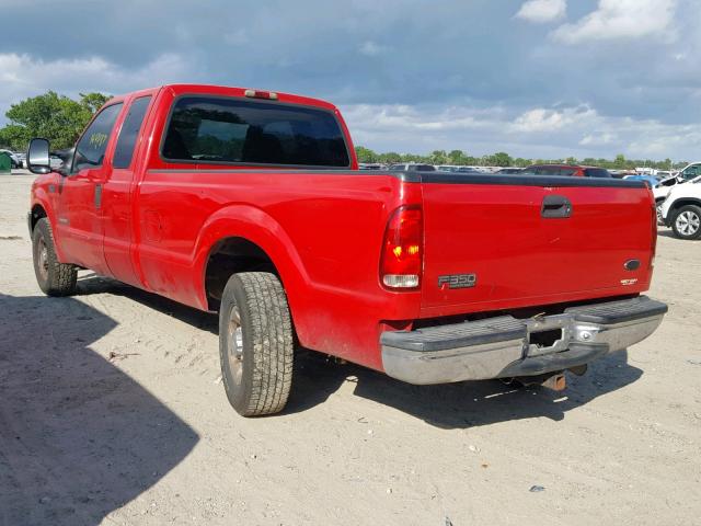 1FDSX30P44EC99998 - 2004 FORD F350 SRW S RED photo 3