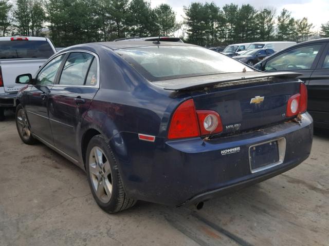 1G1ZH57B99F130527 - 2009 CHEVROLET MALIBU 1LT ლურჯი ფოტო 3