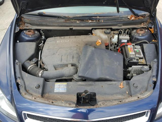 1G1ZH57B99F130527 - 2009 CHEVROLET MALIBU 1LT ლურჯი ფოტო 7