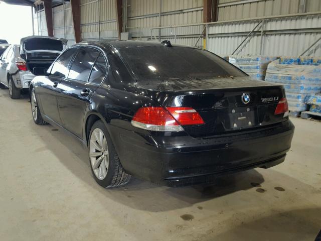 WBAHN83577DT72185 - 2007 BMW 750 BLACK photo 3