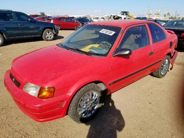 JT2AC52L0V0263055 - 1997 TOYOTA TERCEL CE RED photo 2