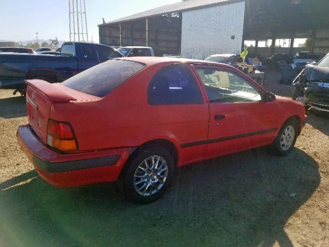 JT2AC52L0V0263055 - 1997 TOYOTA TERCEL CE RED photo 4