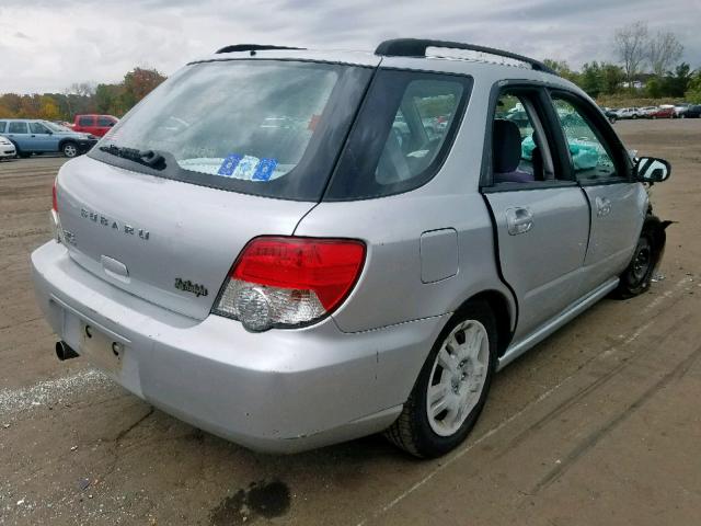 JF1GG65544H801223 - 2004 SUBARU IMPREZA TS GRAY photo 4