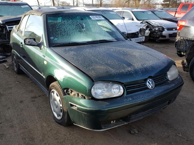 3VWCC21V3YM800291 - 2000 VOLKSWAGEN CABRIO GL GREEN photo 1