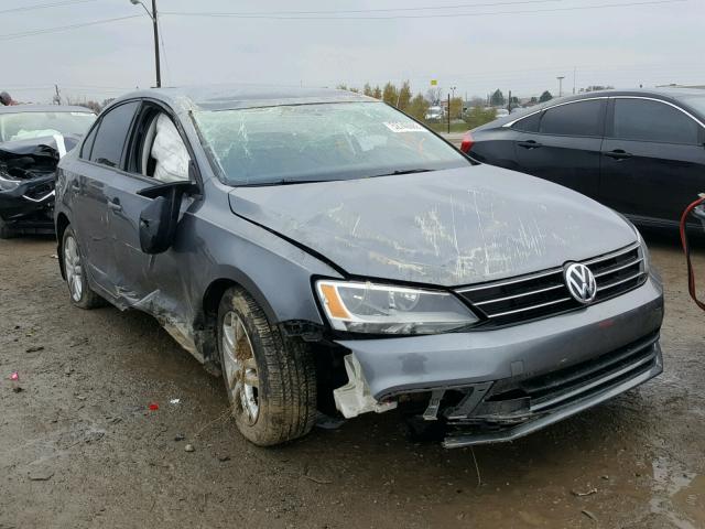 3VW1K7AJ3FM353429 - 2015 VOLKSWAGEN JETTA BASE 灰色 照片 1