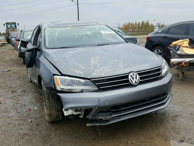 3VW1K7AJ3FM353429 - 2015 VOLKSWAGEN JETTA BASE 灰色 照片 9