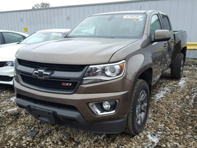 1GCGTCE30F1272934 - 2015 CHEVROLET COLORADO Z BROWN photo 2