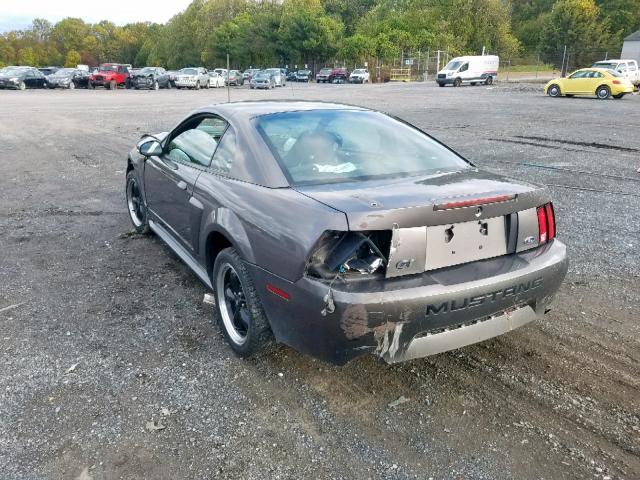 1FAFP42X43F312062 - 2003 FORD MUSTANG GT GRAY photo 3
