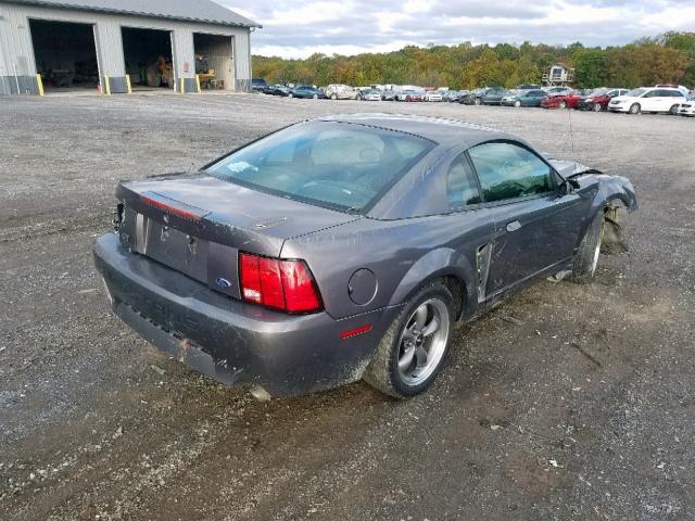 1FAFP42X43F312062 - 2003 FORD MUSTANG GT GRAY photo 4