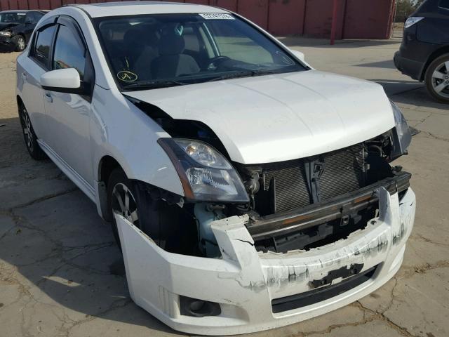 3N1AB6AP2CL730564 - 2012 NISSAN SENTRA 2.0 WHITE photo 1