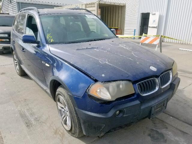 WBXPA93434WA61088 - 2004 BMW X3 3.0I BLUE photo 1