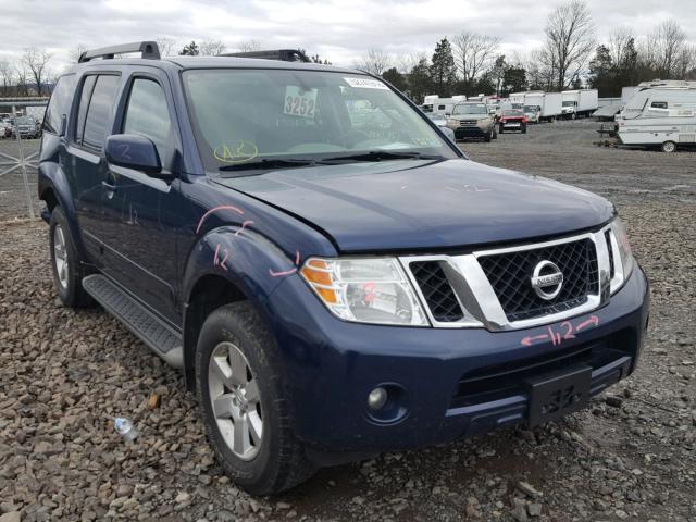 5N1AR1NB9CC615932 - 2012 NISSAN PATHFINDER BLUE photo 1