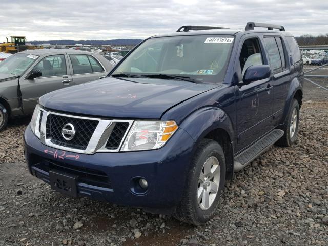 5N1AR1NB9CC615932 - 2012 NISSAN PATHFINDER BLUE photo 2