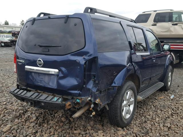 5N1AR1NB9CC615932 - 2012 NISSAN PATHFINDER BLUE photo 4