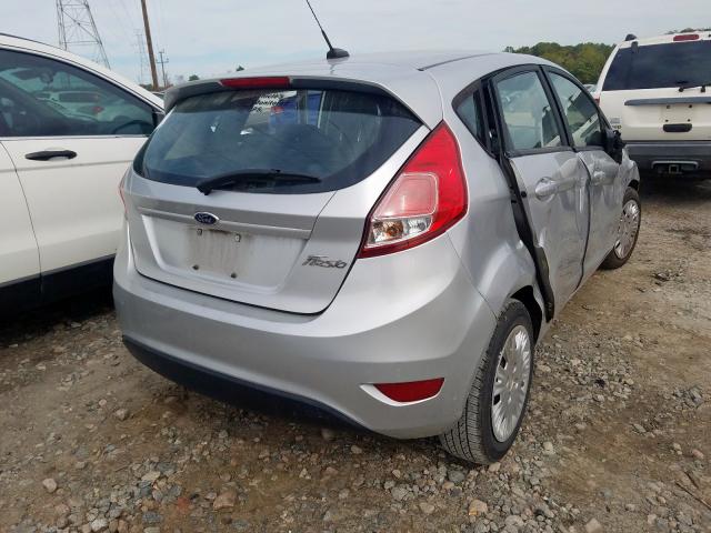 3FADP4TJ8GM136348 - 2016 FORD FIESTA S SILVER photo 4