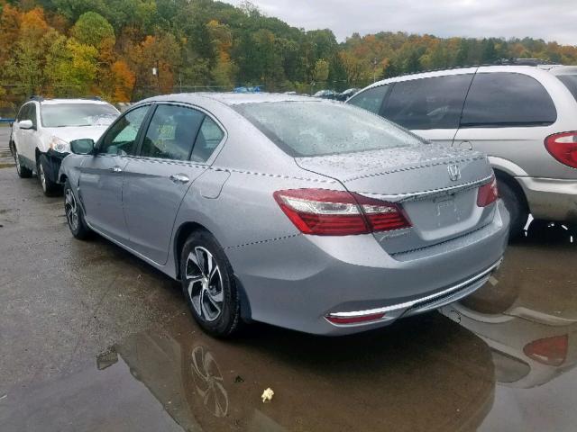 1HGCR2F34GA022377 - 2016 HONDA ACCORD LX SILVER photo 3