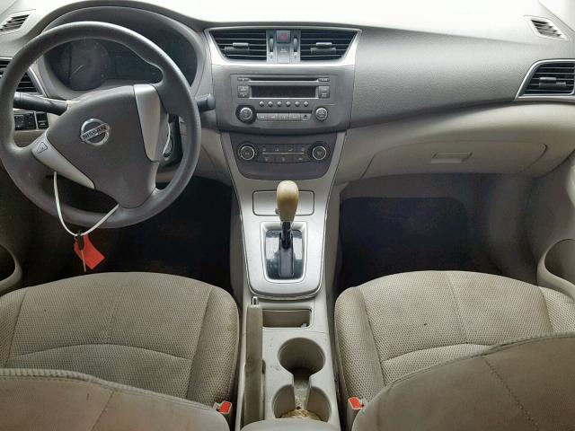 3N1AB7APXDL797419 - 2013 NISSAN SENTRA S RED photo 9