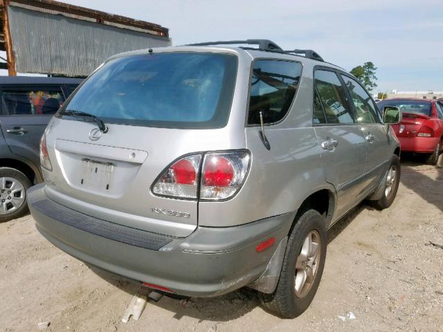 JTJGF10U430164164 - 2003 LEXUS RX 300 SILVER photo 4