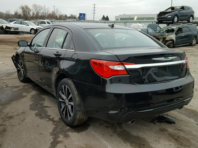 1C3CCBBG8DN746929 - 2013 CHRYSLER 200 TOURIN BLACK photo 3