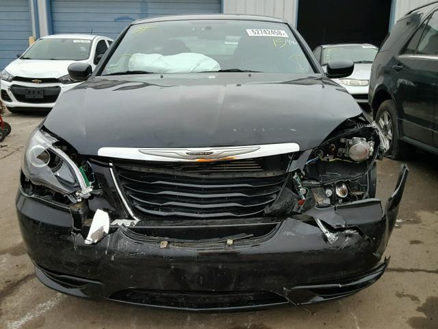 1C3CCBBG8DN746929 - 2013 CHRYSLER 200 TOURIN BLACK photo 9