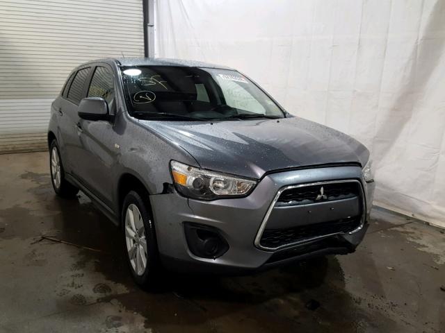 4A4AR3AU0EE024444 - 2014 MITSUBISHI OUTLANDER GRAY photo 1