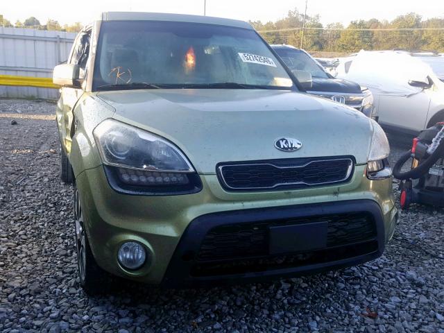 KNDJT2A6XD7535523 - 2013 KIA SOUL + GREEN photo 1