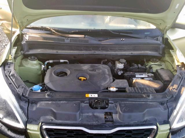 KNDJT2A6XD7535523 - 2013 KIA SOUL + GREEN photo 7
