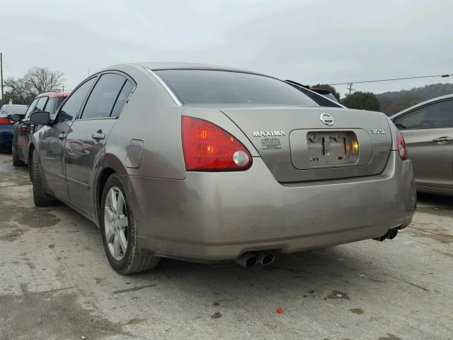 1N4BA41E74C817709 - 2004 NISSAN MAXIMA SE GOLD photo 3