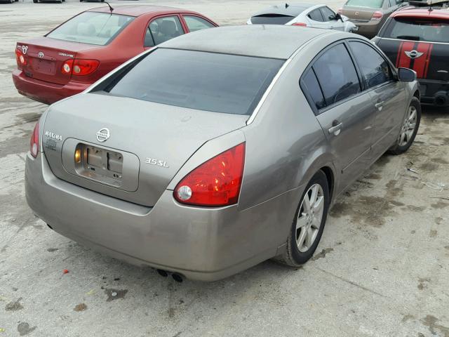 1N4BA41E74C817709 - 2004 NISSAN MAXIMA SE GOLD photo 4