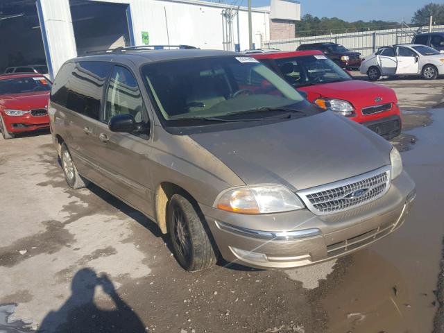 2FMZA5242YBA48588 - 2000 FORD WINDSTAR S GOLD photo 1