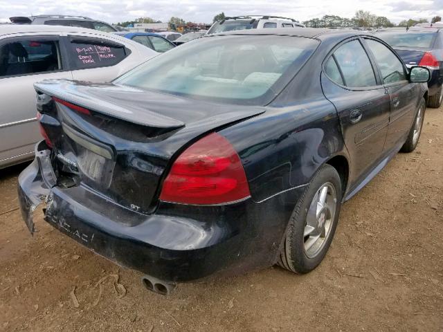 2G2WS522051296671 - 2005 PONTIAC GRAND PRIX BLACK photo 4