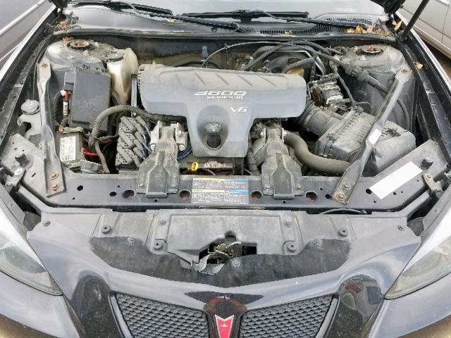 2G2WS522051296671 - 2005 PONTIAC GRAND PRIX BLACK photo 7